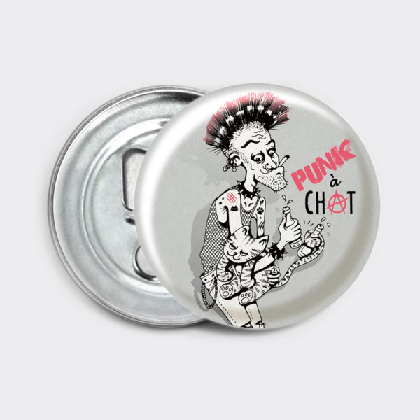 Décapsuleur "Punk à chat"