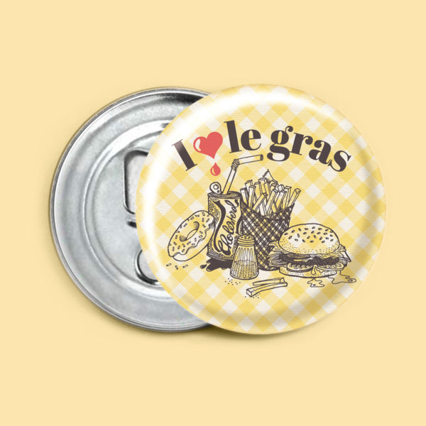 Décapsuleur  "I love le gras"