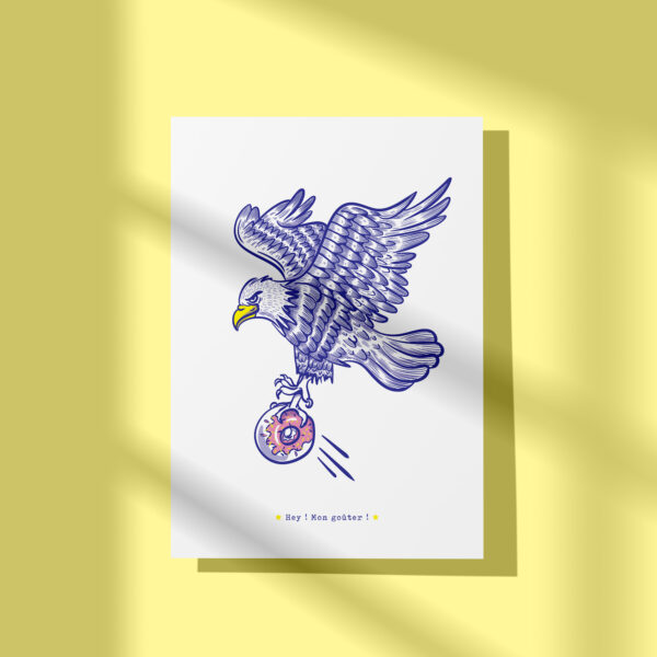 Affichette "Aigle"