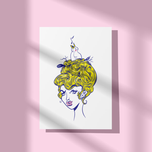 Affichette "Touffe"