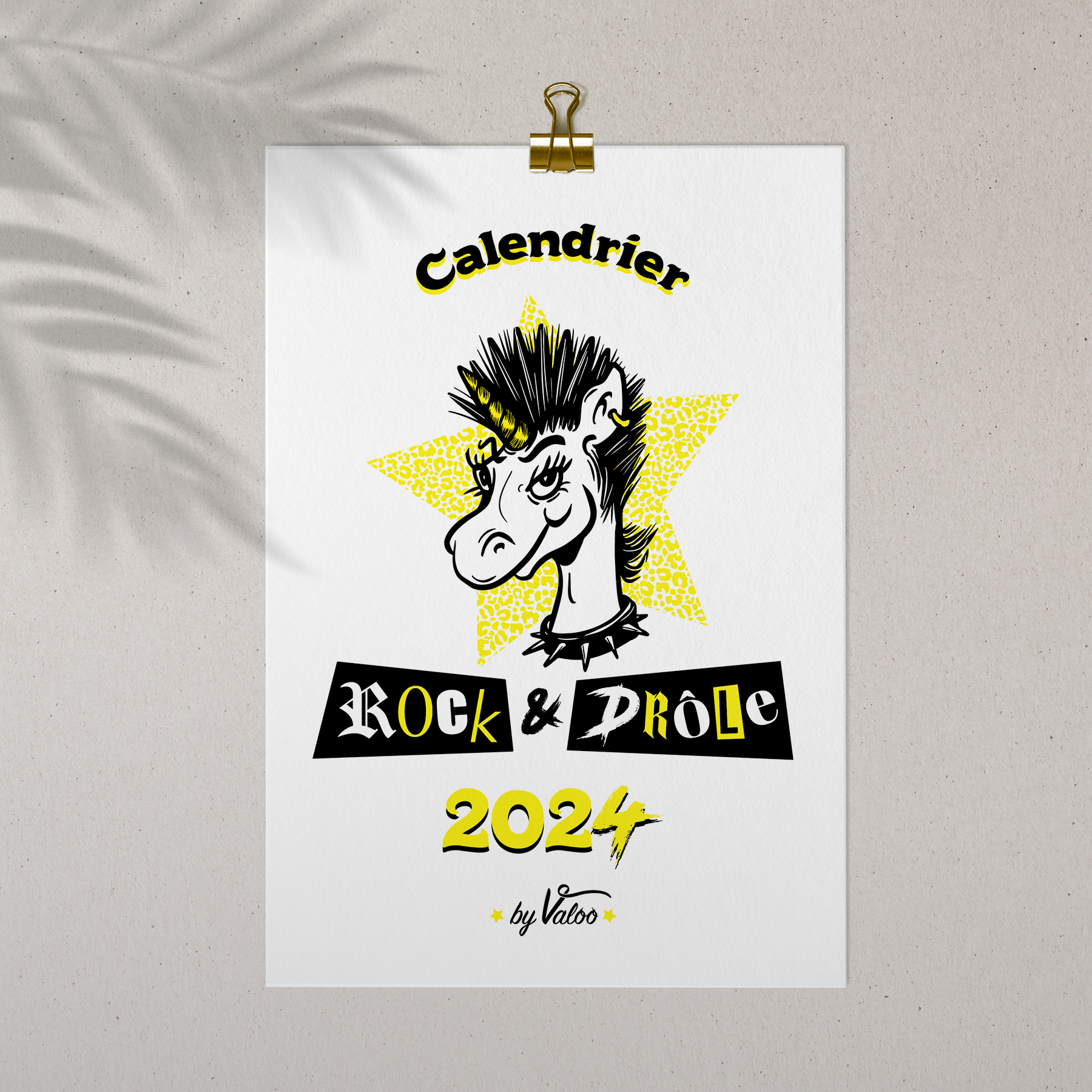 Calendrier Rock'n Drôle 2024