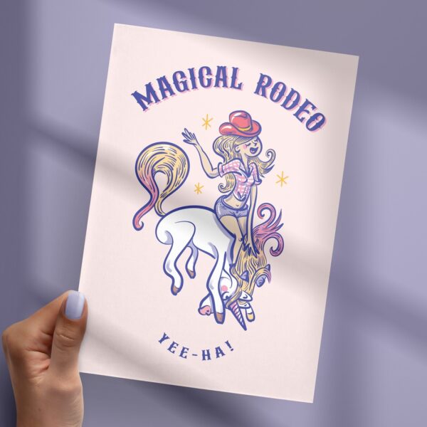 Affichette "Magical rodéo"