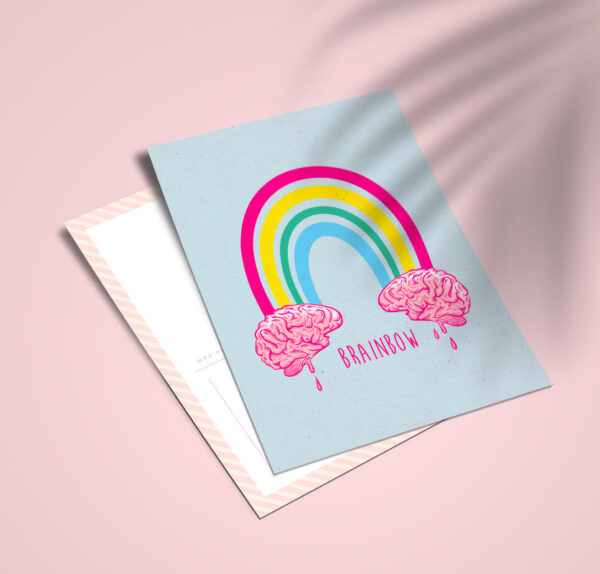 Carte postale "Brainbow"