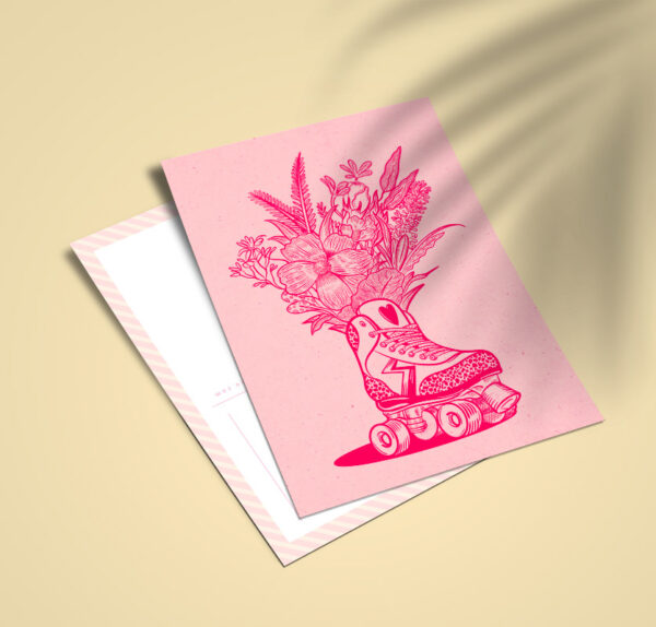 Carte postale "Flowers Rollers"