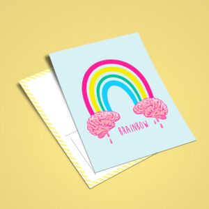 Carte postale "Brainbow"