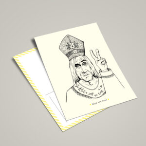 Carte postale "Iggy the Pope"