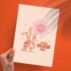 Affichette A5 "Soleil"